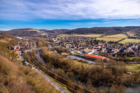 Spring hike through the beautiful Saale valley near Dornburg-Camburg - Thuringia - Germany