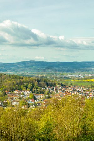 A short hiking tour from Bad Liebenstein to the Rennsteig, including the spring awakening in Altenstein Park in glorious sunshine - Thuringia - Germany