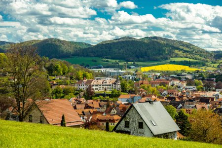 An early morning hike around the town of Schmalkalden with its beautiful landscape - Thuringia - Germany
