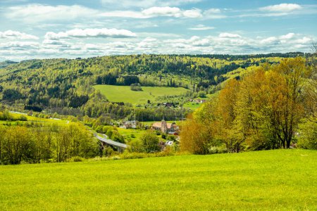 A springtime hike through the beautiful Sinntal valley to the Schwarzen Berge near Riedenberg - Bavaria -Germany