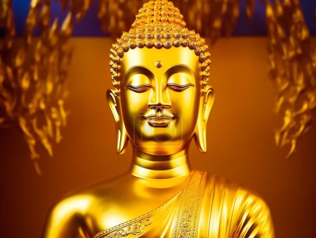 Photo for Wesak Day, a photography of Buddha statue outdoor - Royalty Free Image