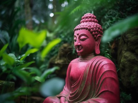Photo for Wesak Day, a photography of Buddha statue outdoor - Royalty Free Image