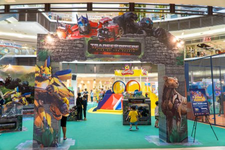 Photo for Kuala Lumpur, Malysia - June 2, 2023: Movie Standee from Rist of the Beast Transformers movie - Royalty Free Image