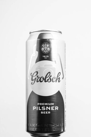 Téléchargez les photos : Grolsch Premium Pilsner - Grolsch Beer. Bucarest, Roumanie, 2023 - en image libre de droit