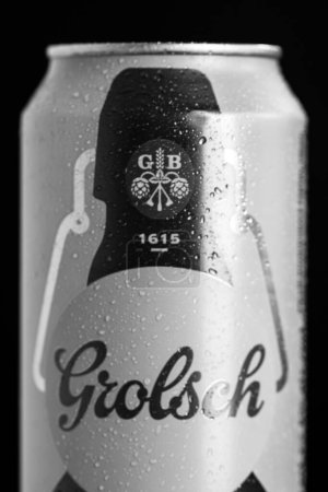 Téléchargez les photos : Grolsch Premium Pilsner - Grolsch Beer. Bucarest, Roumanie, 2023 - en image libre de droit