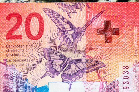 Foto de CHF Moneda En medio de los desafíos de la inflación suiza - Imagen libre de derechos