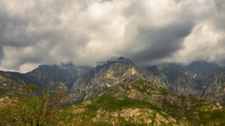 Berglandschaft der Insel Korsika, Frankreich