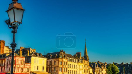 Photo for Honfleur is a famous harbor village in Normandy, France - Royalty Free Image