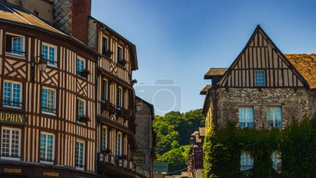 Photo for Honfleur is a famous harbor village in Normandy, France - Royalty Free Image