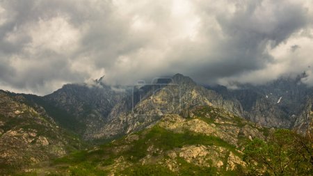 Mountain landscape of Corsica Island, France