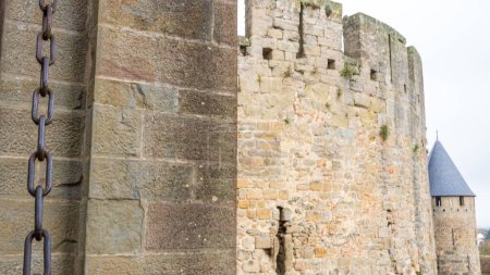 Castillo de Carcasona en Francia. Impresionante fortaleza medieval
