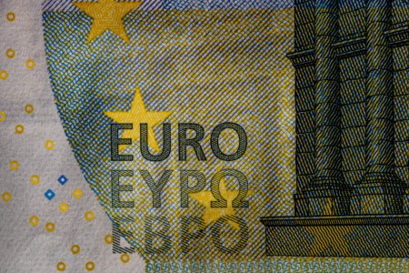 Photo for EURO money banknotes, detail photo of EUR. European Union currency - Royalty Free Image