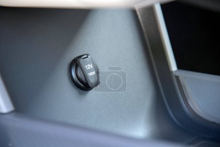 12 Volts power outlet socket in the car
