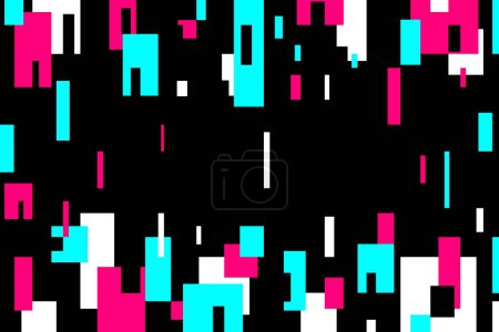 Photo for Colored modern background in the style of the social network. Digital background. Stream cover. Social media concept. Vector illustration. EPS10 - Royalty Free Image