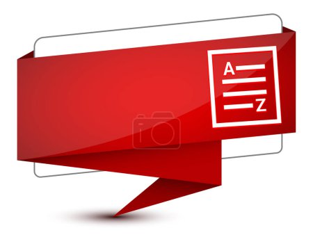 Foto de Consejos útiles bombilla icono aislado en la etiqueta roja elegante signo ilustración abstracta - Imagen libre de derechos