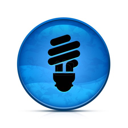 Foto de Consejos útiles icono de la bombilla en el elegante botón redondo azul chapoteo - Imagen libre de derechos