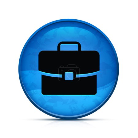Foto de Icono de experiencia de trabajo en el elegante botón redondo azul chapoteo - Imagen libre de derechos