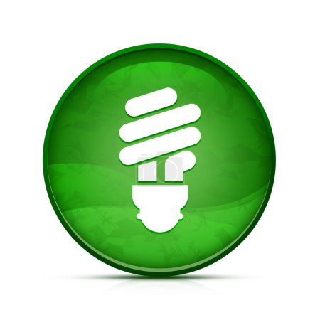 Foto de Consejos útiles icono de la bombilla en el botón redondo verde salpicadura con clase - Imagen libre de derechos
