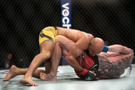Téléchargez les photos : Rio de Janeiro (RJ), 01.21.2023 - UFC 283 - Alves vs. Dalby dans le combat pour le poids lourd. UFC 283 à Jeunesse Arena, dans le quartier de Barra da Tijuca, dans la ville de Rio de Janeiro. - en image libre de droit
