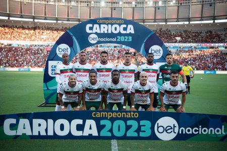 Photo for Rio de Janeiro (RJ), 15.01.2023 - Match between Flamengo x Portuguesa-RJ, valid for the first round of the Carioca Championship at Maracan. - Royalty Free Image