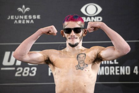 Photo for Rio de Janeiro (RJ), 01.20.2023 - UFC 283 - Fighter Melk Costa. Official Weigh-in - UFC283 official weigh-in: Teixeira vs Hill at the Hotel Windsor Marapendi in Rio de Janeiro. - Royalty Free Image