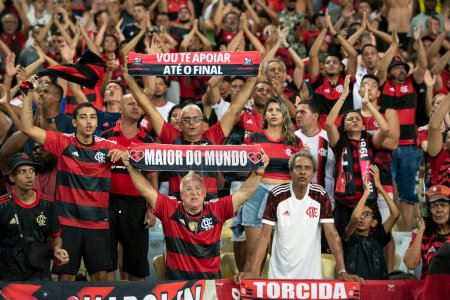 Foto de Rio de Janeiro (RJ), 03.13.2023 - Flamengo x Vasco - Partido entre Flamengo x Vasco, el primer partido de la semifinal del Campeonato Carioca en Maracán. - Imagen libre de derechos