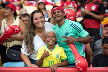 Photo for Rio de Janeiro, Brazil - 28 December 2022: 18 edition of the Stars Game at Maracana stadium. - Royalty Free Image