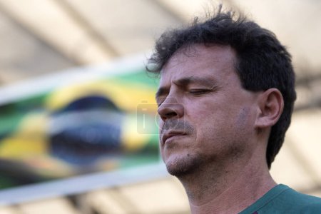 Téléchargez les photos : RIO DE JANEIRO, BRESIL - 22ème AVRIL 2023 : Match entre Fluminense et Athletico-PR pour le Championnat du Brésil. - en image libre de droit