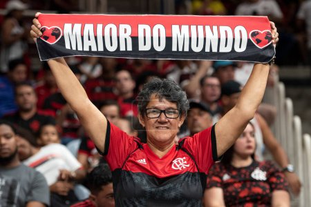 Foto de RIO DE JANEIRO, BRASIL - 25 DE OCTUBRE DE 2022: Flamengo x Fortaleza por NBB en el estadio Maracanzinho - Imagen libre de derechos