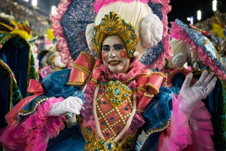 Téléchargez les photos : Rio de Janeiro, RJ, Brésil - 04 mars 2019 : Carnaval de Rio 2019. Carnaval de Rio de Janeiro Série Spéciale Parade. - en image libre de droit