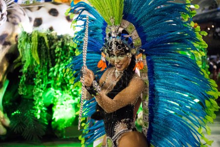 Foto de Río de Janeiro, RJ, Brasil - 05 de marzo de 2019: Carnaval de Río 2019. Desfile de la Serie Especial del Carnaval de Río de Janeiro. - Imagen libre de derechos