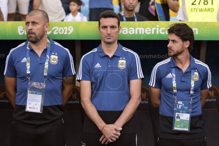 Photo for Rio de Janeiro, Brazil - June 28, 2019: Venezuela x Argentina at Maracana Stadium for America Cup 2019 - Royalty Free Image