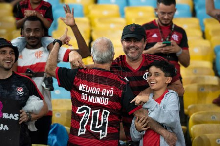 Foto de Río de Janeiro, Río de Janeiro, Brasil - 05 de octubre de 2022. Flamengo x Internacional por el campeonato brasileño en el estadio Maracana. - Imagen libre de derechos