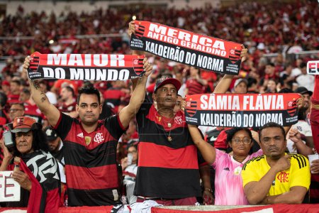 Téléchargez les photos : Rio de Janeiro (RJ), 19.10.2022 - Match entre Flamengo x Corinthiens pour la finale de la Copa do Brasil à Maracana. - en image libre de droit