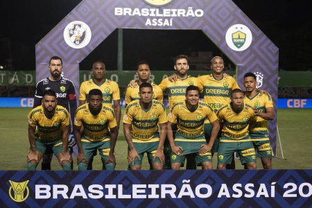Photo for BRAZIL, RIO DE JANEIRO - 26TH JUNE, 2023: Match between Vasco x Cuiab for the Brazilian Championship at Estdio Luso Brasileiro. - Royalty Free Image