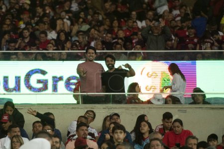 Téléchargez les photos : BRÉSIL, RIO DE JANEIRO - 26 AOÛT 2023 : Match entre Fluminense x Olimpia (PAR), pour les quarts de finale des Libertadores au stade Maracana. - en image libre de droit