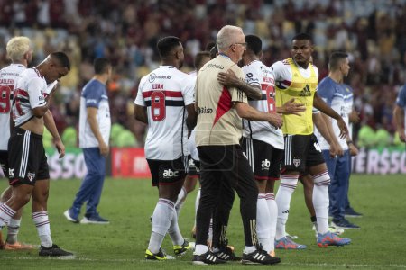 Téléchargez les photos : Rio de Janeiro (RJ) - 17.09.2023 : Match entre Flamengo x Sao Paulo à Maracana. Première étape de la finale Copa do Brasil. - en image libre de droit