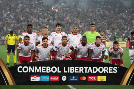 Téléchargez les photos : Rio de Janeiro (RJ), 27 / 09 / 2023 - Match entre Fluminense et Internacional, première étape de la demi-finale des Libertadores à Maracan. - en image libre de droit