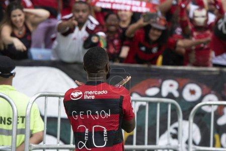 Foto de Río de Janeiro (RJ), 22.10.2023 - Partido entre Flamengo x Vasco en Maracán por el Campeonato de Brasil. - Imagen libre de derechos