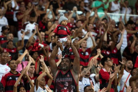 Téléchargez les photos : Rio de Janeiro, Rio de Janeiro, Brésil - 8 novembre 2023. Flamengo x Palmeiras - Campeonato Brasileiro. - en image libre de droit
