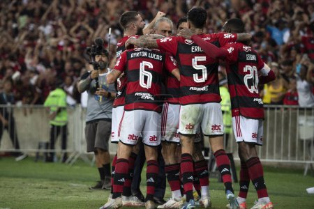 Foto de Río de Janeiro, Río de Janeiro, Brasil - 23 de noviembre de 2023. Flamengo x Red Bull Bragantino - Campeonato Brasileiro. - Imagen libre de derechos