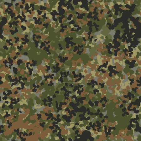 Photo for Camouflage seamless pattern. Vector abstract military background. Design for textile print. - Royalty Free Image