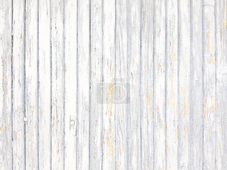 Weiße senkrechte Bretter aus Holz. Planken Textur Hintergrund.