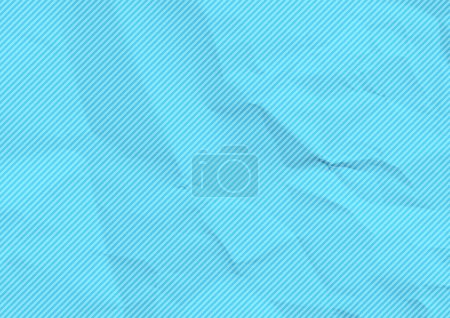 Photo for Folded stripe paper blue background texture - Royalty Free Image