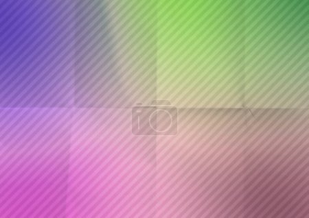 Photo for Colorful crumpled diagonal striped paper - Royalty Free Image