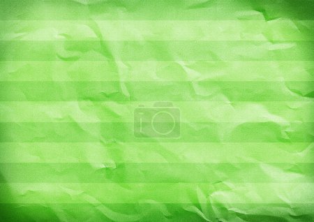 Photo for Green folded striped vertical paper - Royalty Free Image