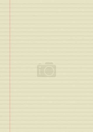 Photo for Sheet lined paper texture background. - Royalty Free Image