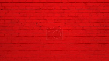 Photo for Old red brick wall texture of stone blocks closeup for background - Royalty Free Image