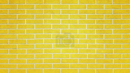 Photo for Yellow new brick wall texture background - Royalty Free Image