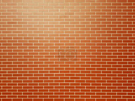 Photo for Red new brick wall texture background - Royalty Free Image